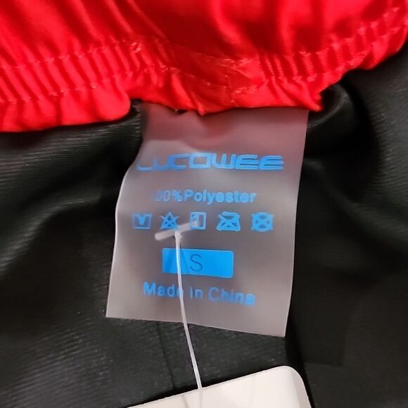 1686 NWT LUCOWEE Mens Swim Trunks with Compression Liner - Picture 5 of 6